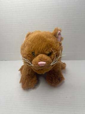 RARE Webkinz Ganz Brown Sweet Spice Cat Plush Stuffed Animal No Code